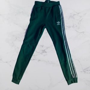 Forest Green Adidas Sweats Pants!